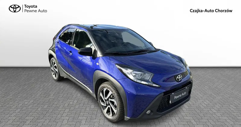 toyota aygo x śląskie Toyota Aygo X cena 77900 przebieg: 25706, rok produkcji 2022 z Maków Mazowiecki